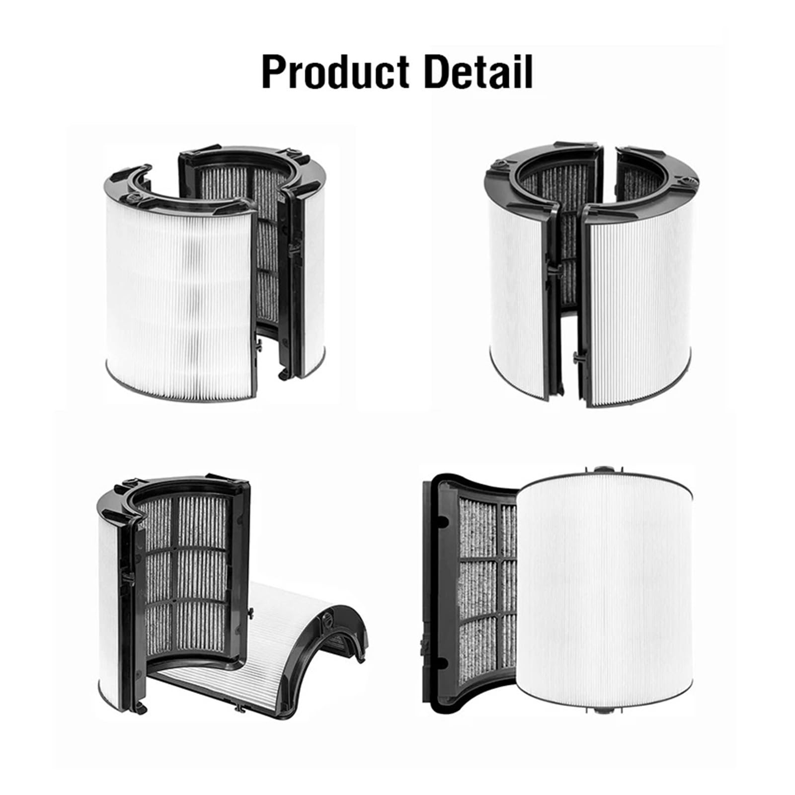 Filtro Purificatore D'aria, Compatibile Con Dyson, TP06 TP07 TP09 PH01 PH02 PH03 PH04 HP06 HP07 HP09 Filtro for TP06 TP07 TP09 Elemento Di Filtraggio Dell'aria(Black)