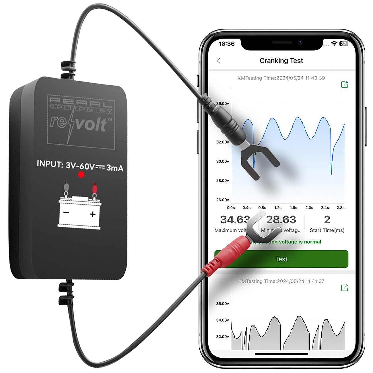 Moniteur de batterie 6-48 V connecté [Lescars]