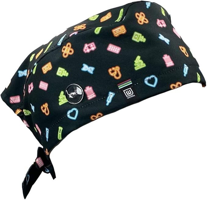 WEARK Cappello chirurgico, sanitario, da donna, uomo, infermiera, medico,  medico, con bottoni e felpa, in neoprene : Amazon.it: Commercio, Industria  e Scienza