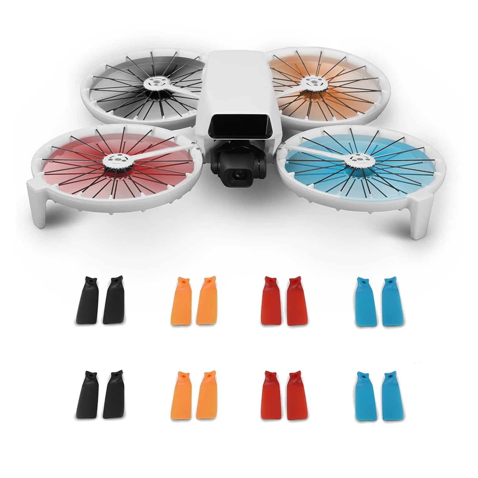 8pcs pale elica, compatibile con DJI, Flip Drone | Eliche di ricambio in plastica a basso rumore per drone(4 Set)