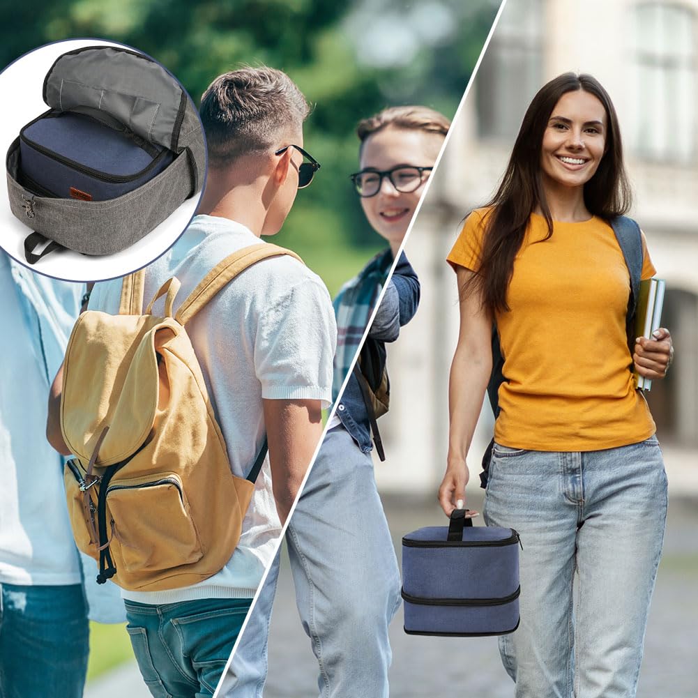 Bolsa Térmica Porta Alimentos 7.5L, Ampliable, Hermética E Isotérmica, Ideal Para El Trabajo, Picnic O Viaje