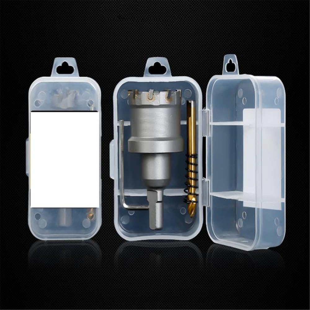 1 pz. Punta da trapano TCT in carburo di tungsteno, sega a tazza da 12-150 mm, set di punte da trapano, sega a tazza per foratura di leghe metalliche in acciaio inossidabile, 140 mm