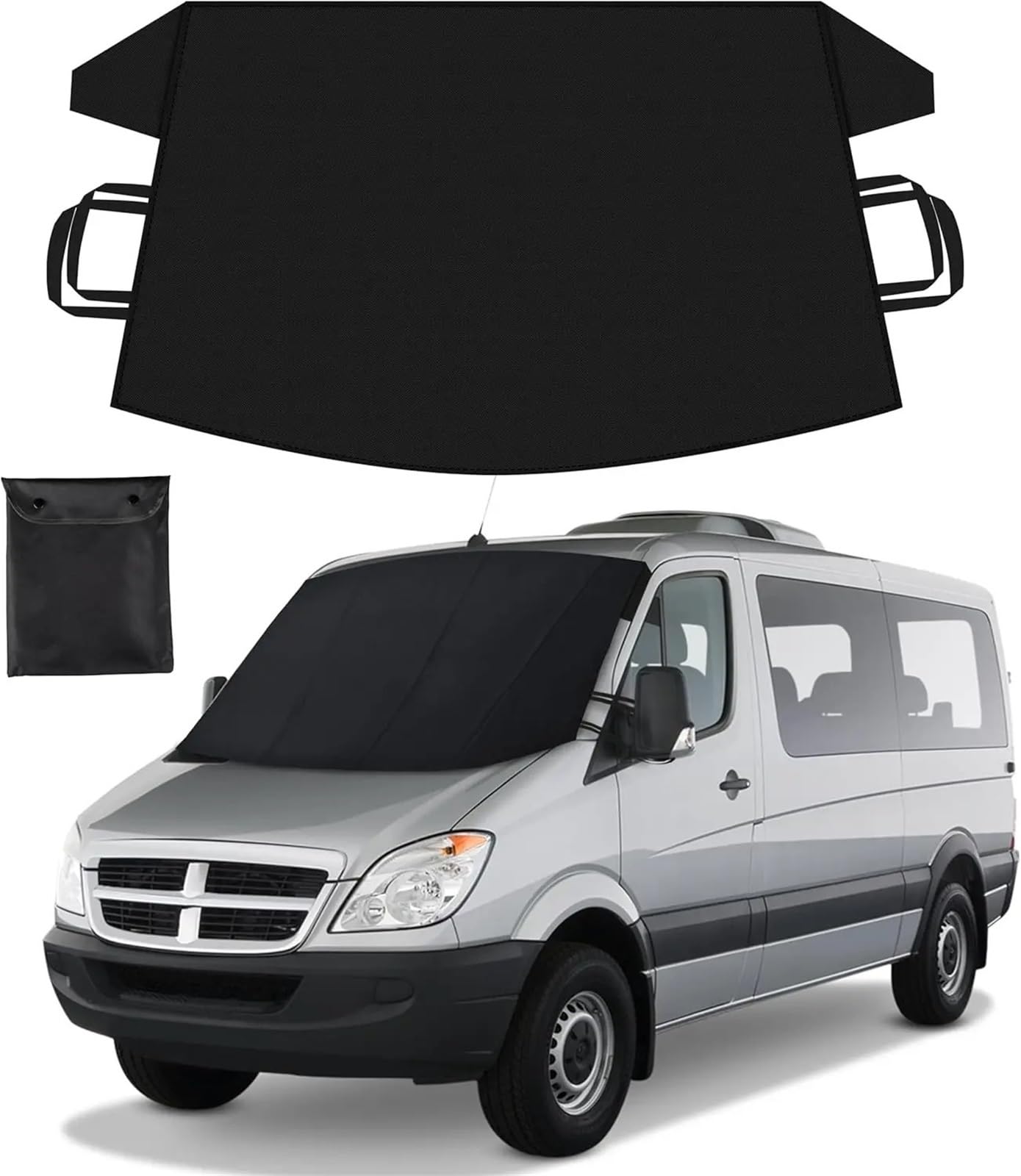 para Mayoría Los Coches, Autocaravana, Camper Parasoles para Parabrisas, Furgoneta, Cubierta Protector contra Heladas, El Polvo Y Nieve Parabrisas para Coche