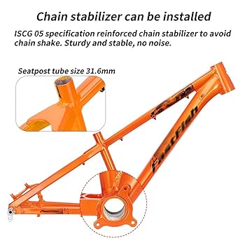 【YUCK】FLAME in FRAME Amazon.com: QHIYRZE Hardtail Mountain Bikes Frame 27.5er