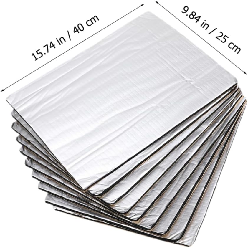 20pcs Soundproofing Insulation Hood Panel Automotive Shield Noise Deadener