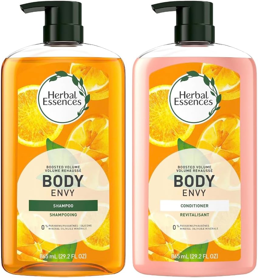 Herbal Essences Shampoo and Conditioner Set, Boosted Volume for Hair, Body Envy (1,730 mL Total)