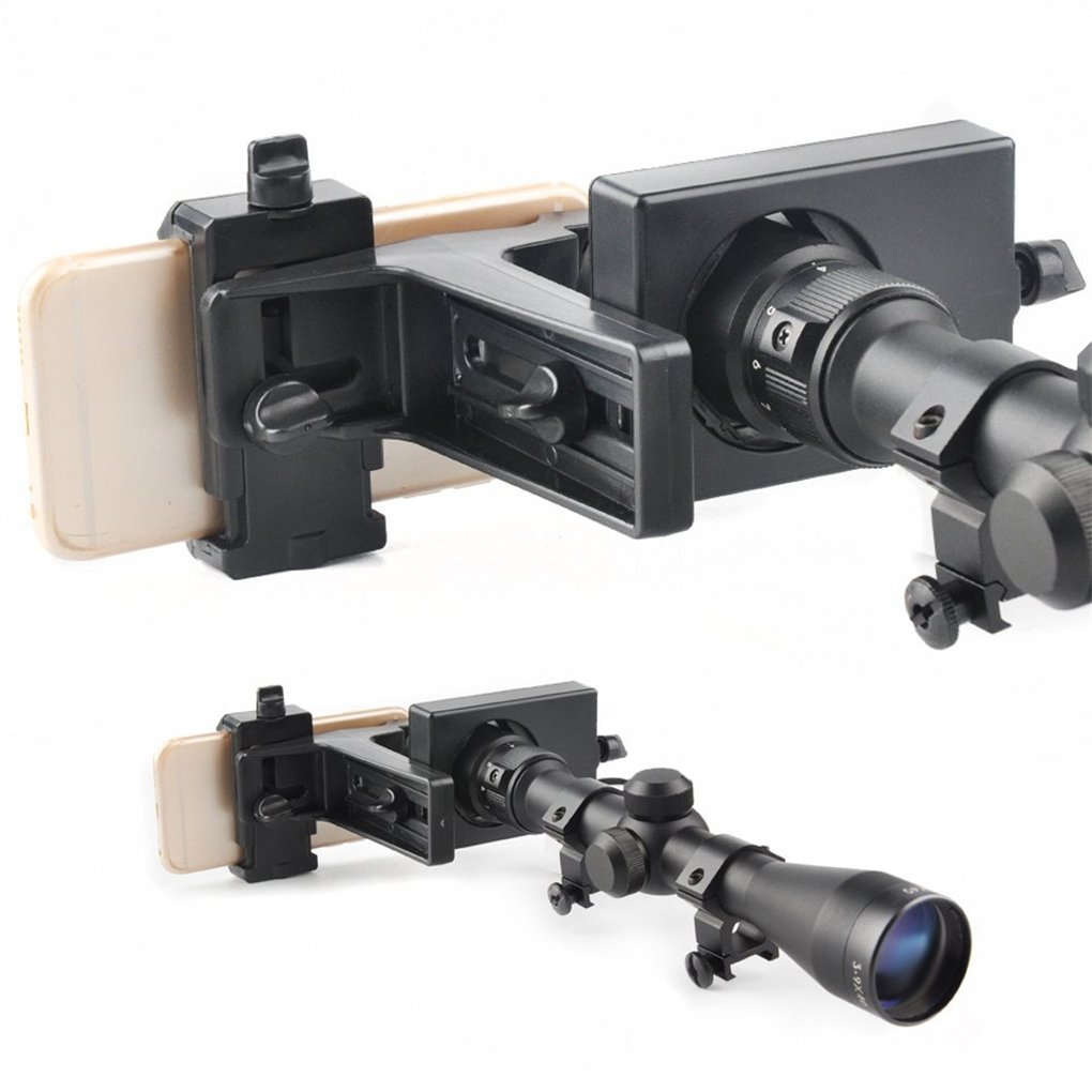 Rifle Scope Smartphone Mount Adapter for Semi Auto Rifle Scopes and
