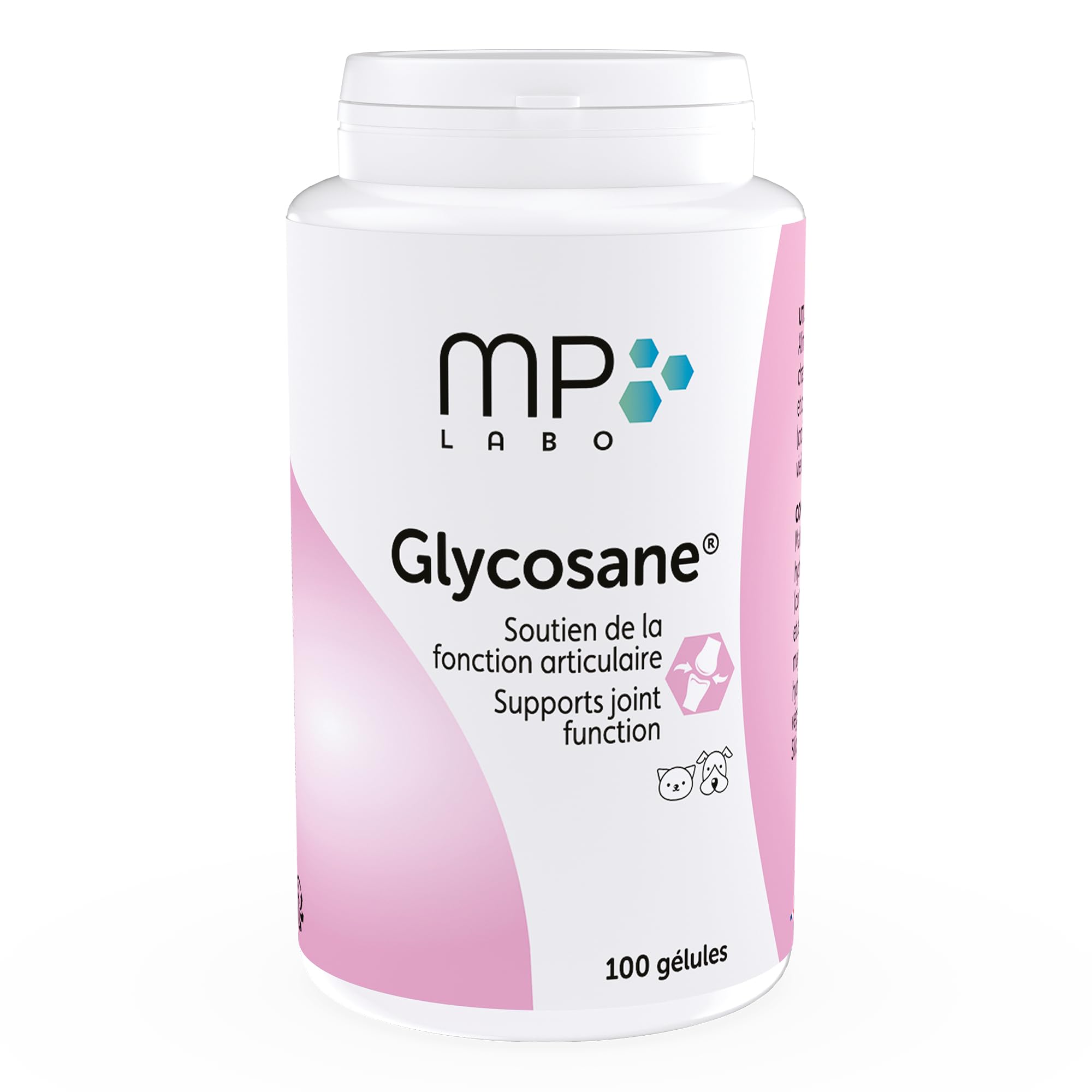 MP Labo Glycosane® - Soutien de la Fonction Articulaire pour Chien et Chat (100 gélules)