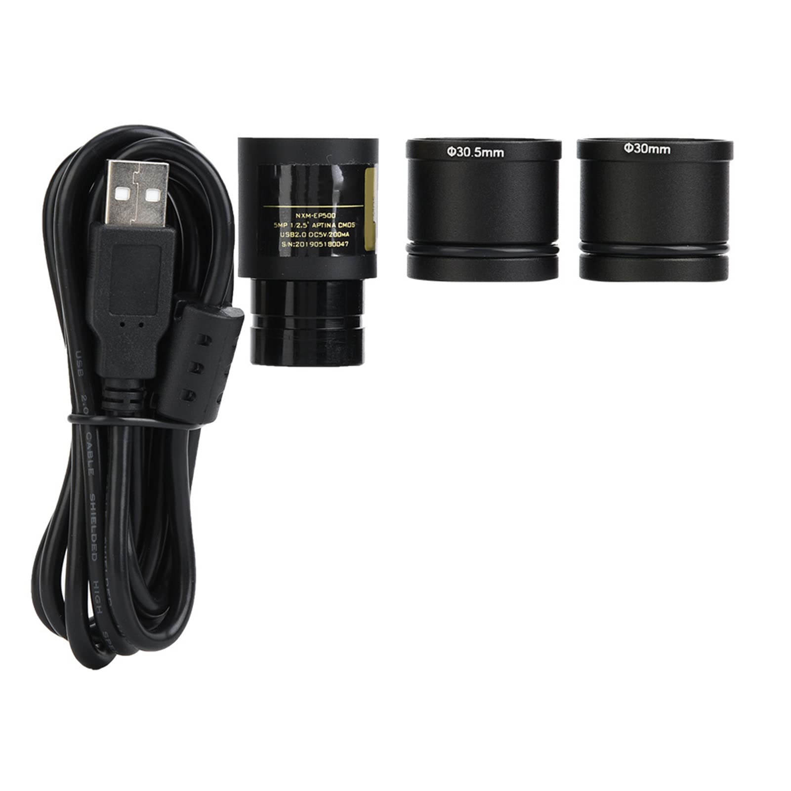 Oculare per Microscopio Digitale Senza unità USB 2.0 da 5 MP per Tutte le Dimensioni del Tubo Oculare 23,2 Mm/30,0 Mm/30,5