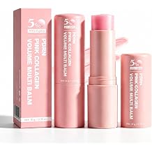 PDRN Pink Collagen Volume Multi Balm Stick, All-in-One Hydrating Moisture Glow Stick for Face, Neck, and Under Eyes, Plumping and Firming Moisturizer Balm for Fine Lines, Lips and Smile Lines2Pack