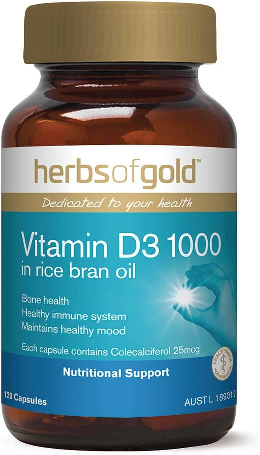 Herbs of Gold Vitamin D3 1000 240 Capsules, 240 count Herbs of Gold Vitamin D3 1000 240 Capsules, 240 count