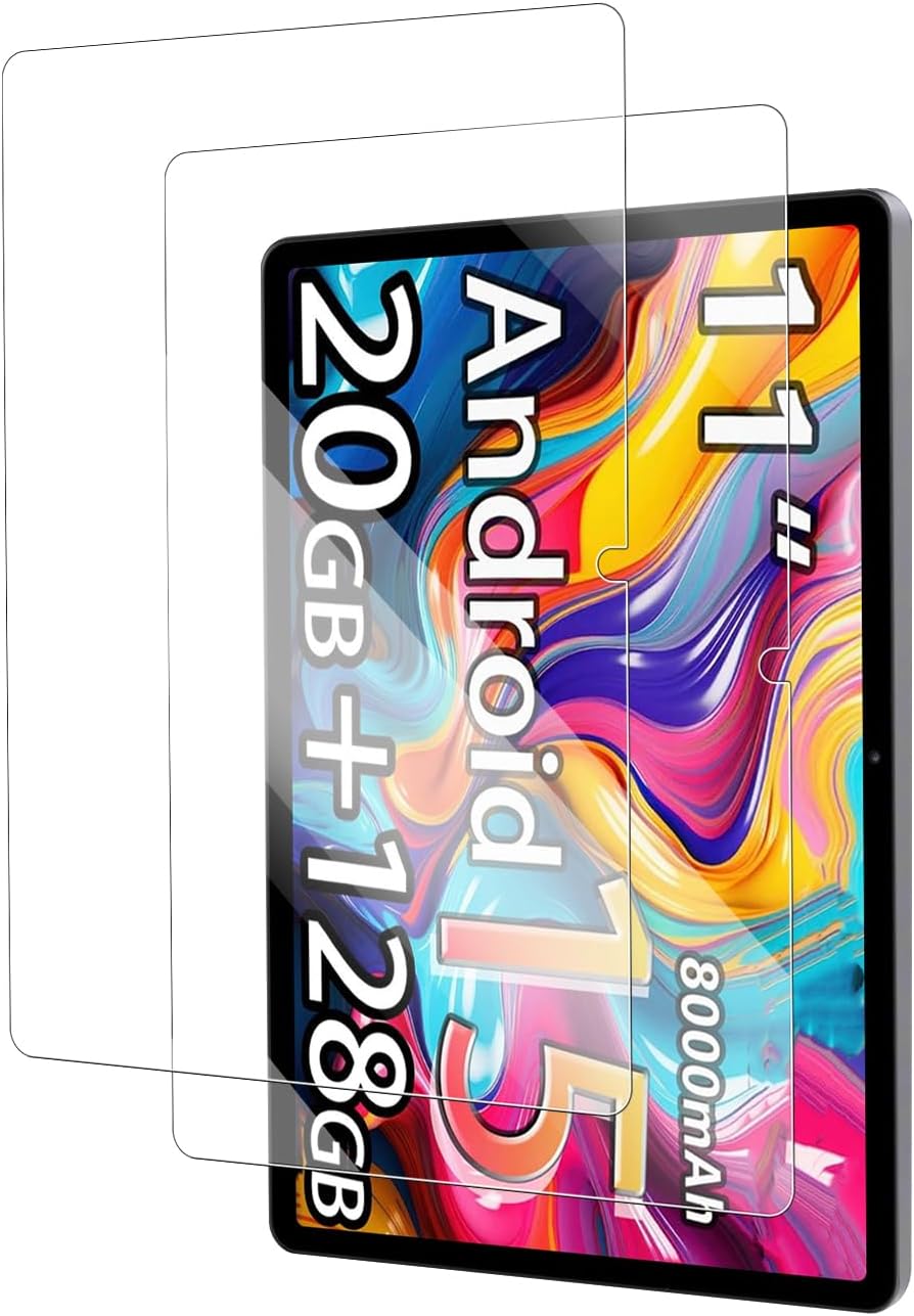 Protector de Pantalla de Vidrio Templado 9H para HUIHUANG T5 11 Pulgadas, 2 Unidades