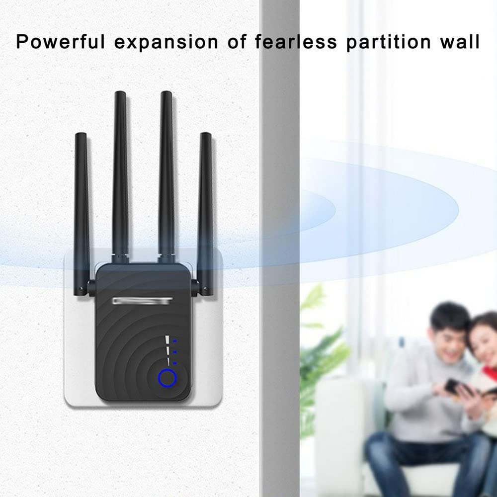 Extender a lungo raggio 802.11AC Repeater Wi Fi Booster 2.4G / 5 GHz Amplificatore 1200 Mbps Router Punto di accesso router