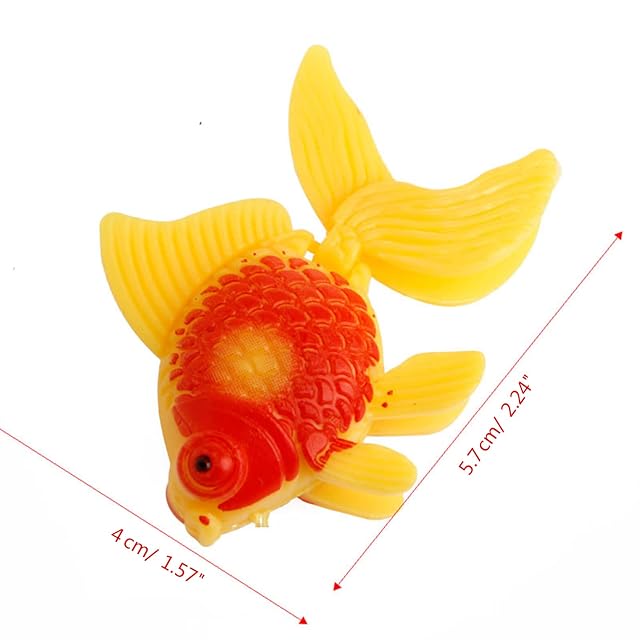 Foto 6 de 8 de TERNCOEW 3 piezas de peces artificiales de acuario con movimiento realista para tanques de camarón