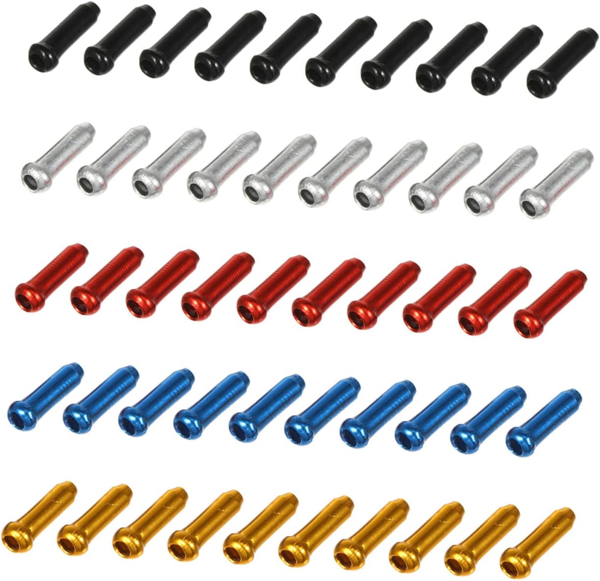 BESPORTBLE Shifter Hose Cable Clips Gear Cable Shifter Cables Bike Brake Line Crimp Housing Ferrule End Cap Chain