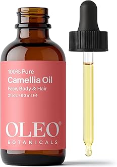 Japanese Camellia Seed Oil (Tsubaki) – 100% Pure, Cold-Pressed & Unrefined – Moisturizer for Face, Hair, Body & Nails – Naturally Rich in Antioxidants – 2 fl oz (60 ml)