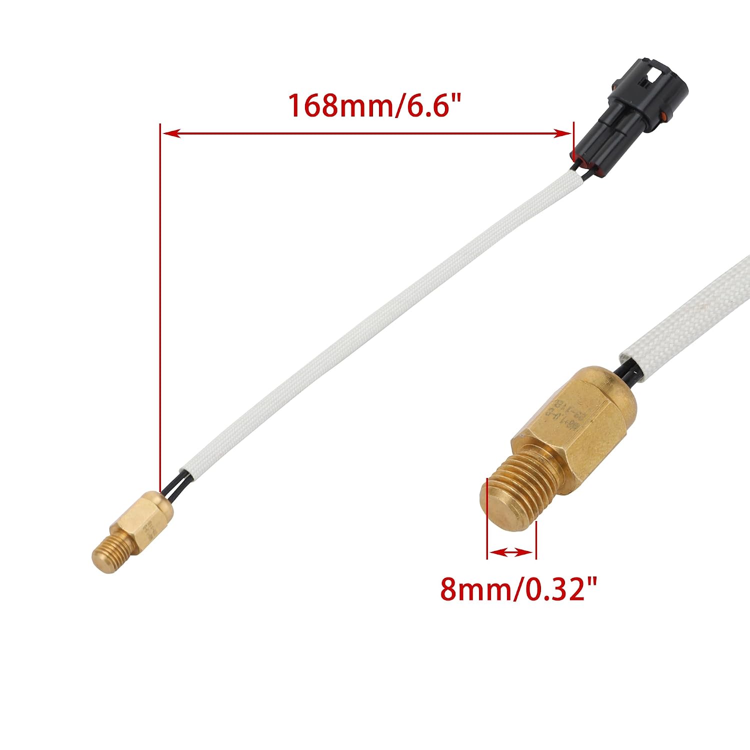 WOOSTAR Cylinder Temperature Sensor Replacement for GY6 Engine 169cc 170cc EFI Jonway GTX 250 EFI 200