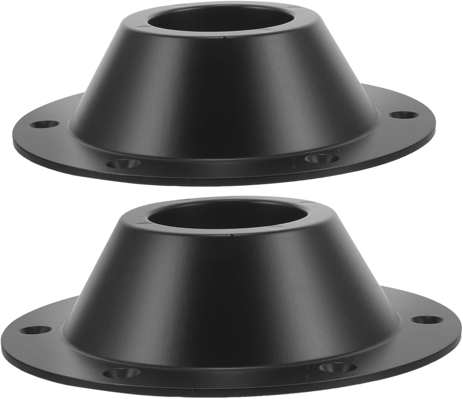 PRETYZOOM 8pcs Rv Table Base Mount Aluminum Flange Leg Holder for Secure Installation Rvs and Boats Easy Flush Mount for Table Stability