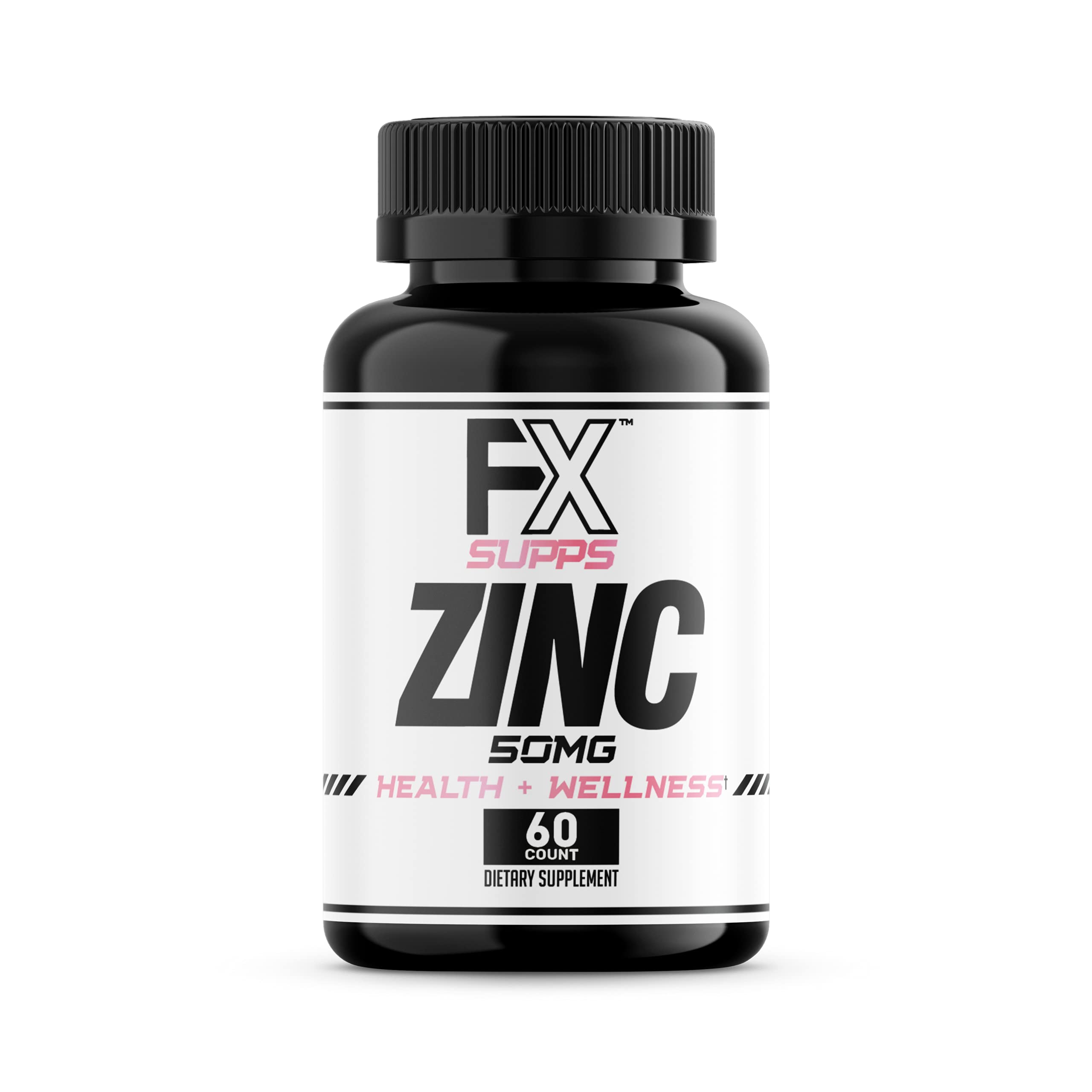 Zinc 50mg Gluconate for Healthy Immune Support, Zinc Pills for Immune Booster, Vegan Zinc Vitamin Supplements for Adults and Kids, 60 Count (Pack of 1)