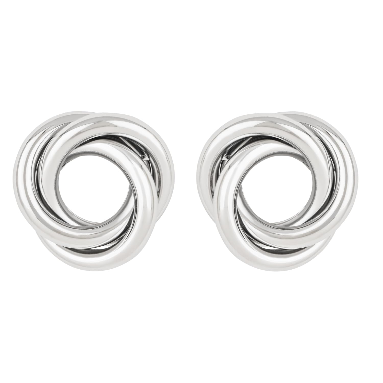 I Jewels Latest Fashion Stylish Silver Plated Lightweight Chunky Studs Earrings For Women (Style 7) (B0D337G9P7) Amazon Price History, Amazon Price Tracker