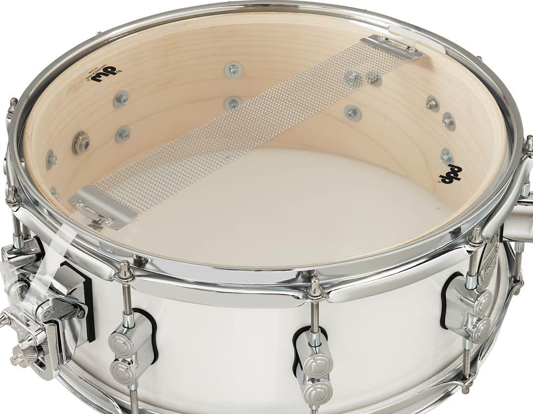Pacific Drums Concept Maple - Caisse claire en érable, 14" x 5,5", finition laquée Pearlescent White