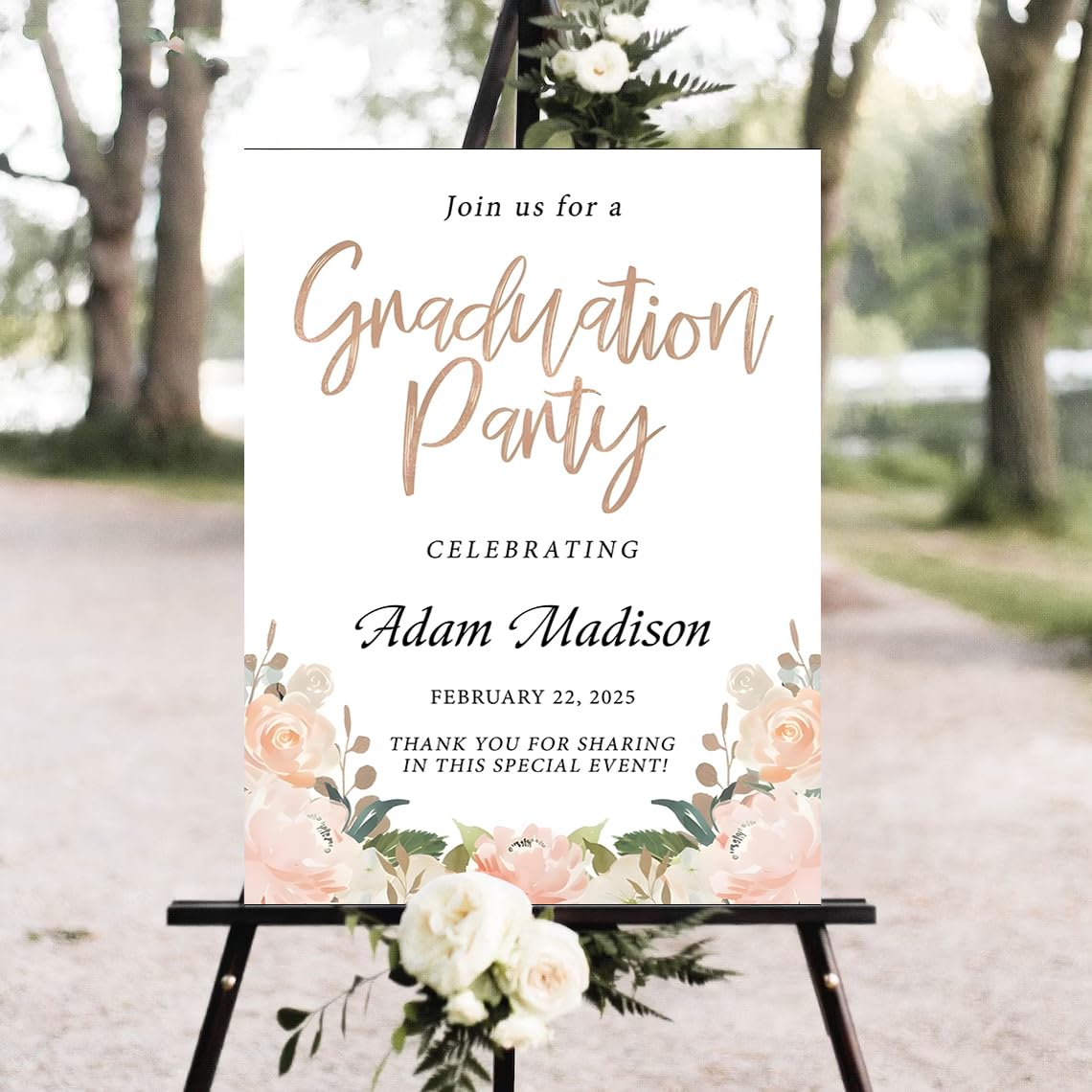 KOLSTRAW Personalized Welcome To Graduation Party Yard Sign, Class of 2026, Graduation Decorations Senior High School College Graduate Sign #20