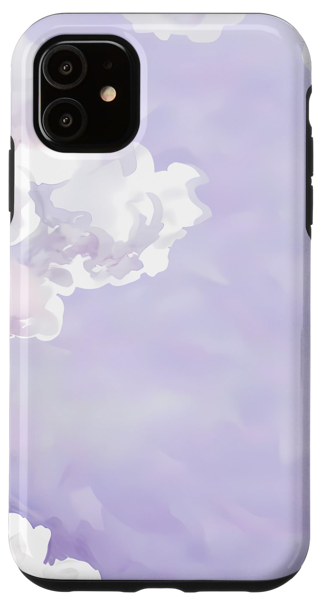 iPhone 11 Purple Minimalistic Cloudy Sky Pattern Chic Sky Case