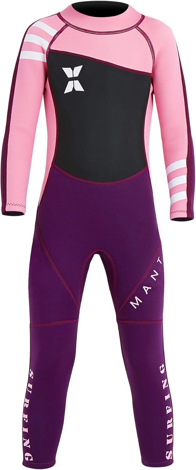 DIVE & SAIL Kids 2.5mm Wetsuit Long Sleeve One Piece UV Protection Thermal Swimsuit