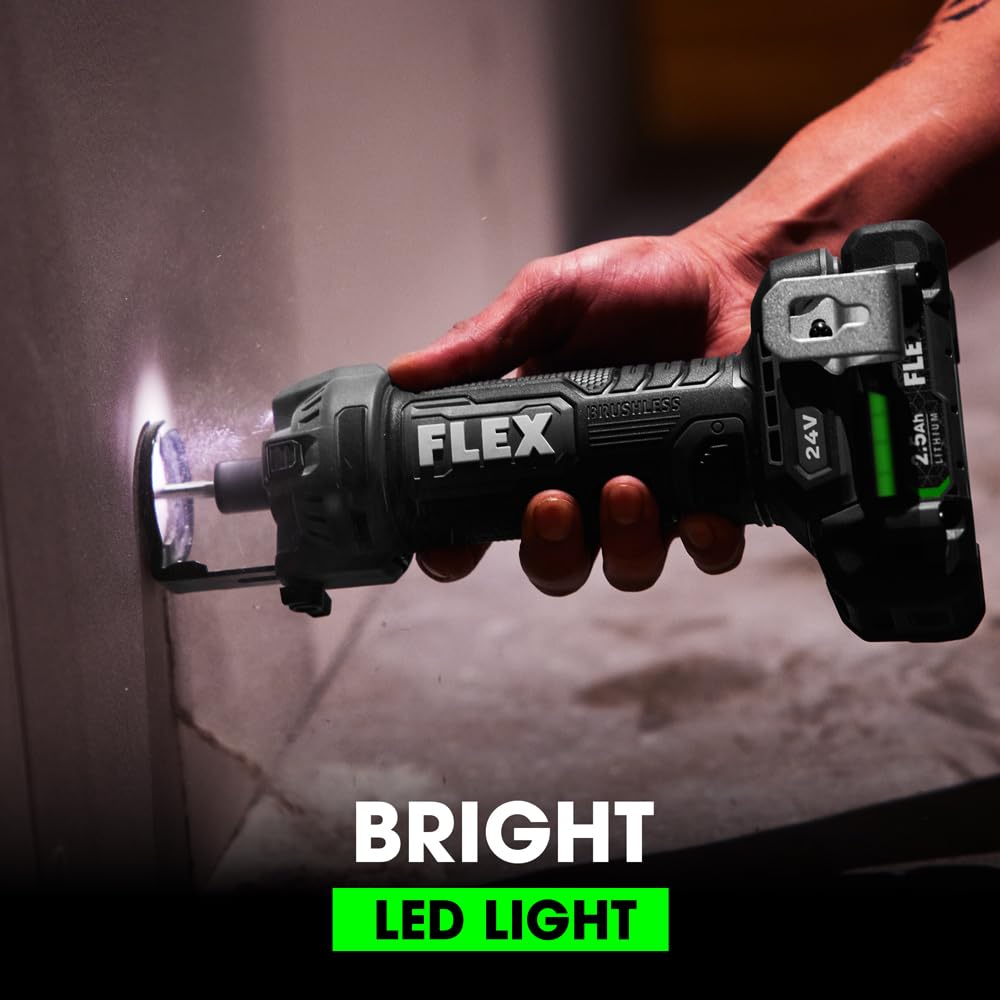 ふつーのたろ Amazon.com: FLEX 24V Brushless Cordless Drywall Cut Out Tool