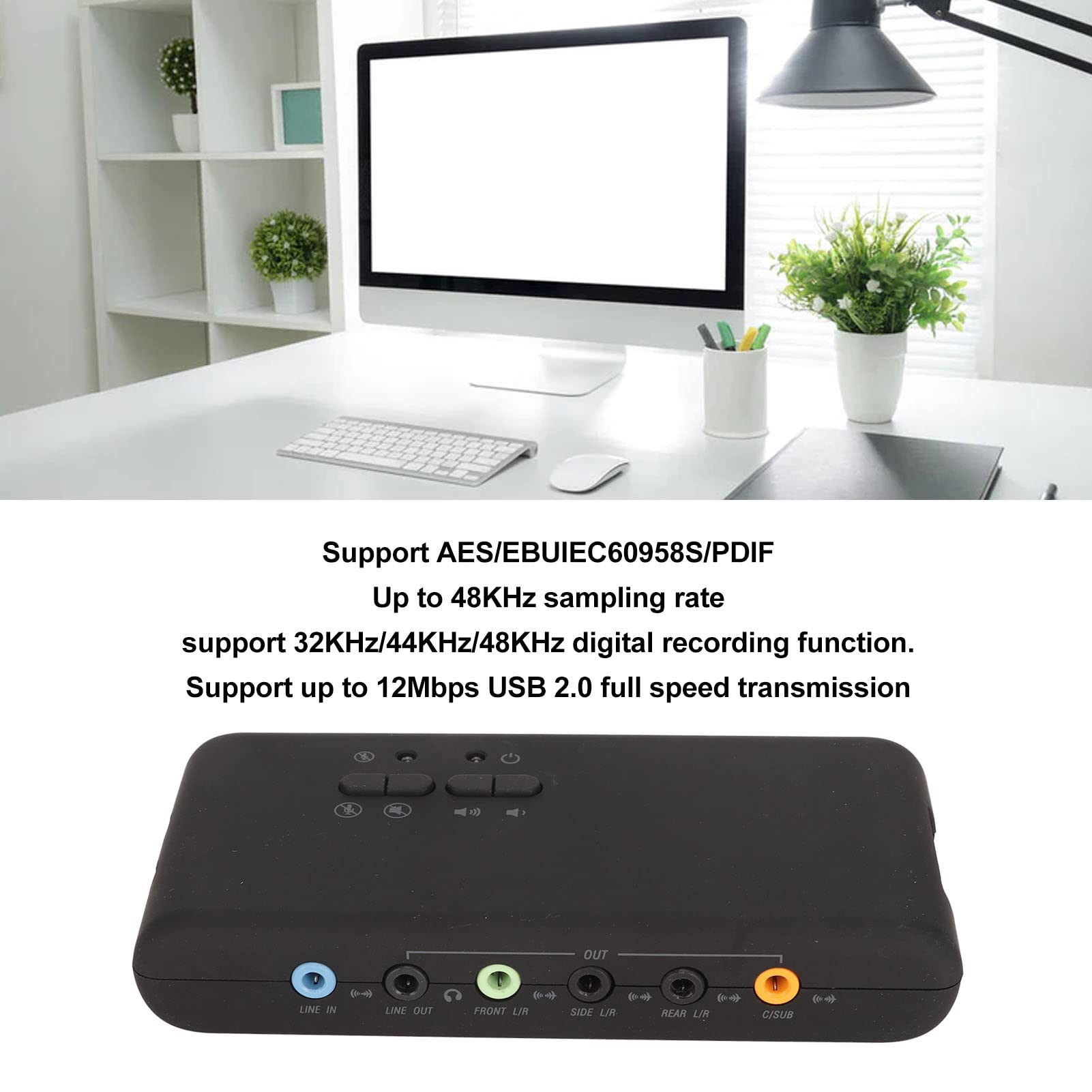 Best 2025 USB External Sound Card: Storin 7.1 Channel Audio Adapter