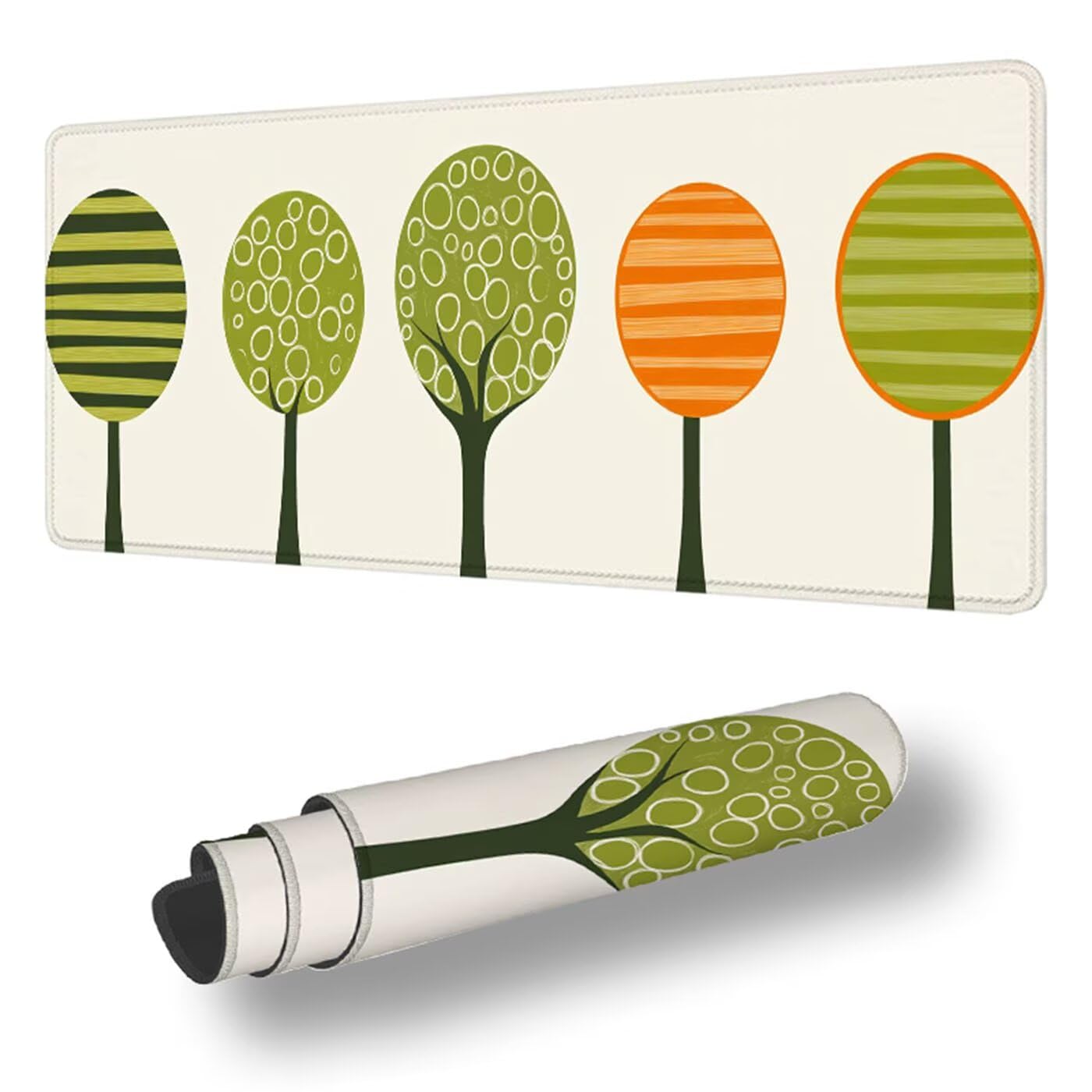 Abstrakcyjna podkładka pod mysz do gier XXL 1400 x 600 x 3 mm podkładka pod mysz na biurko podkładka pod mysz z antypoślizgową gumową podstawą Wodoodporna zszyte krawędzie, do biura i domu S-8826