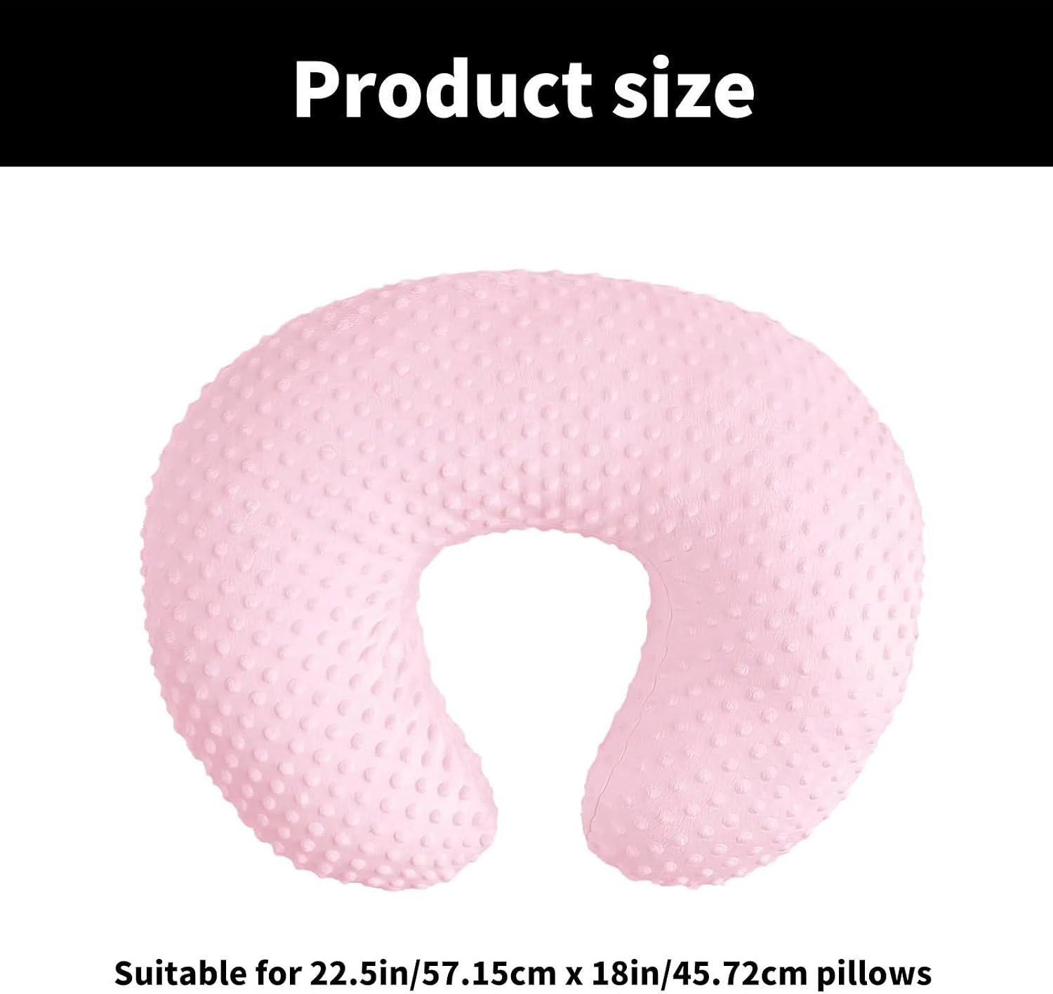 Infants Sleep Pillow Slipcover Soft and Breathable Pillow Sleeve Detachable Baby Breastfeeding Pillowcase Protector