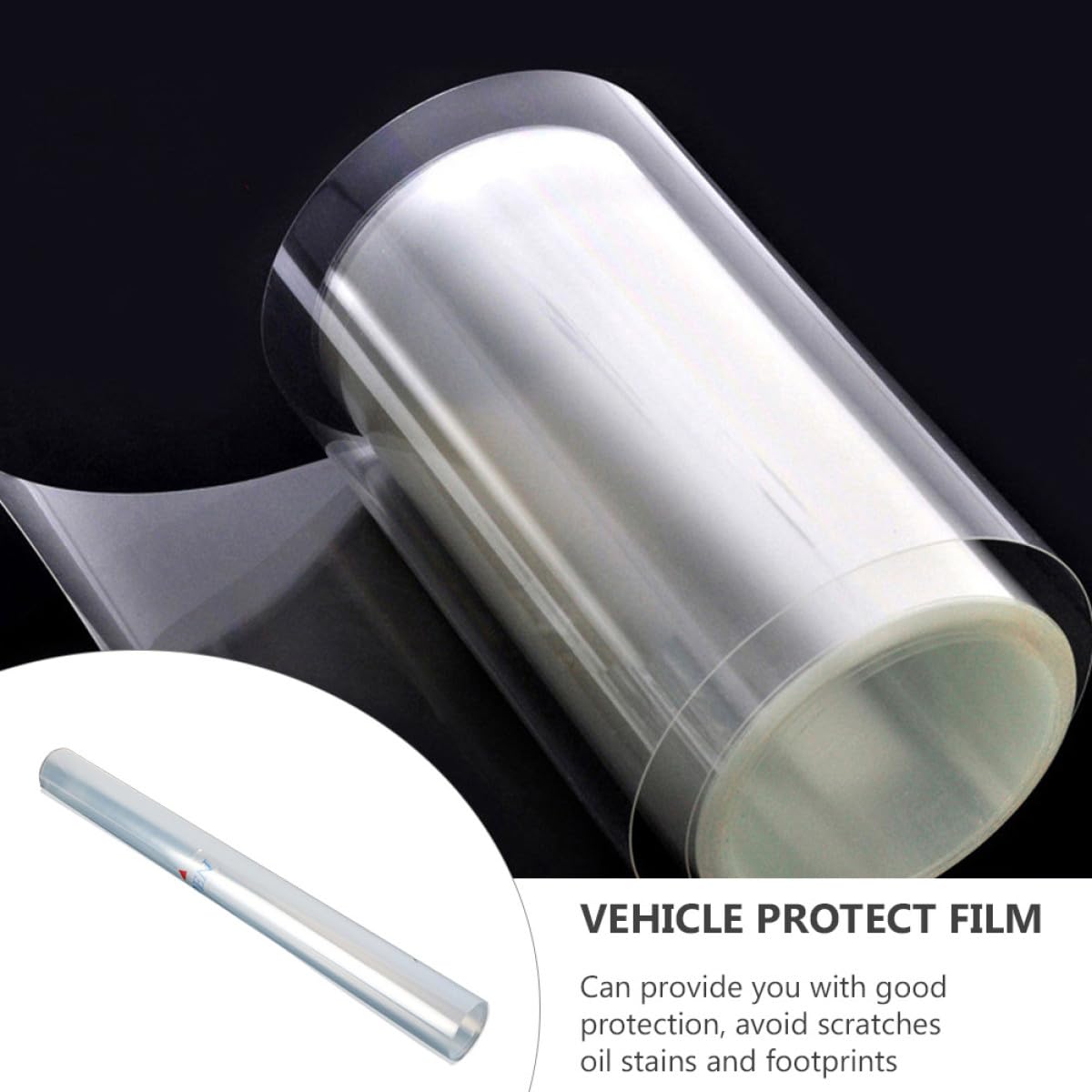 Ipetboom Pellicola Protettiva Trasparente AntiGraffio in PVC 50X300 CM Autoadesiva Resistente al Calore per Salvaguardia Vernice Carrozzeria Veicoli