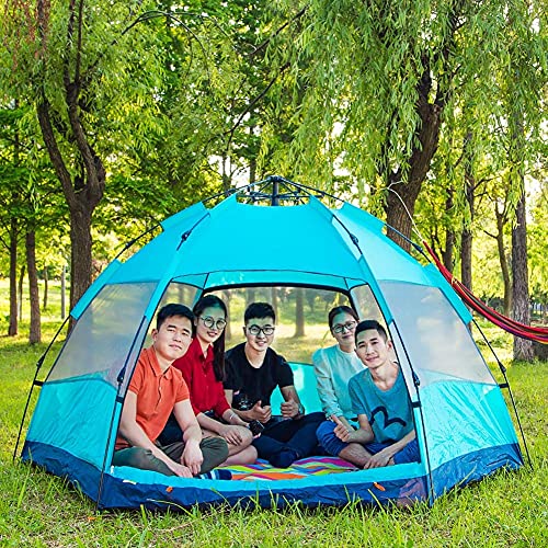 Tente de camping imperméable 3-4 personnes automatique et pliante pour extérieur
