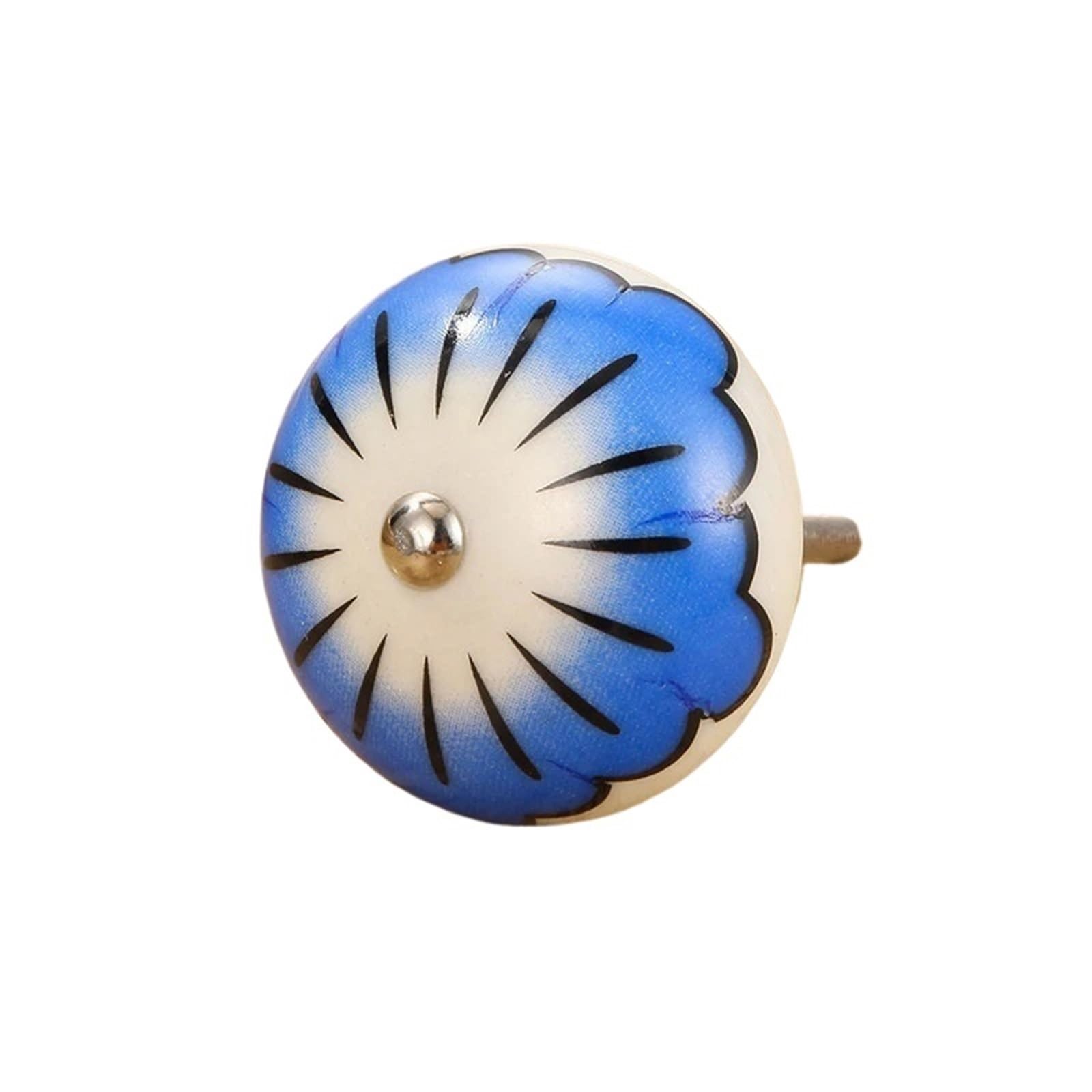 Kifsdlf Color11 1Pcs Multicolor Ceramic Knobs Antique Floral Drawer Handle Pull Door Knobhot For Cupboard Wardrobes Furniture(Color11)