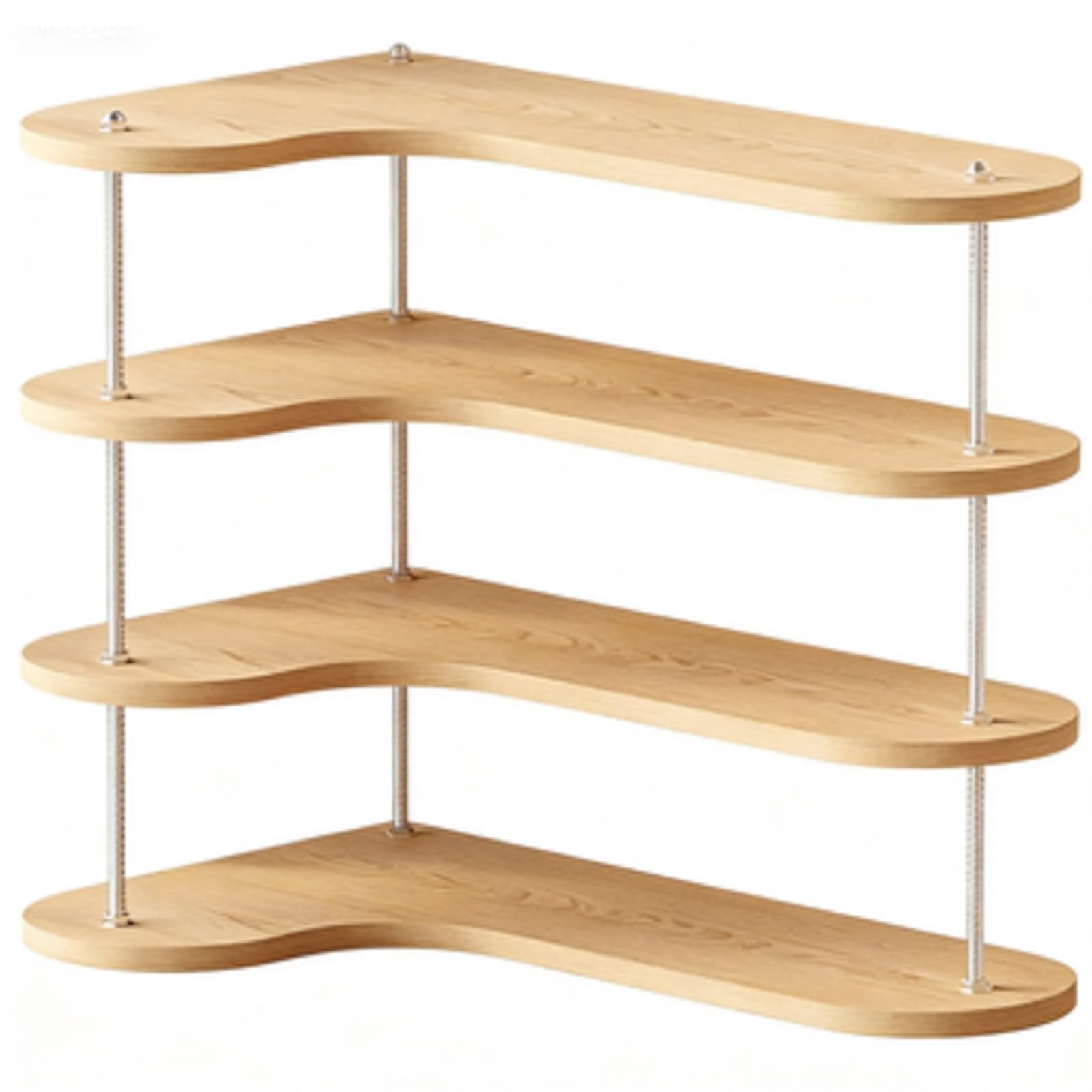 CYairong-22 Cup Display Shelf Cup Storage Desktop Corner Coffee Layered Tea Cup Holder Coffee Mug Display Rack(Wood)