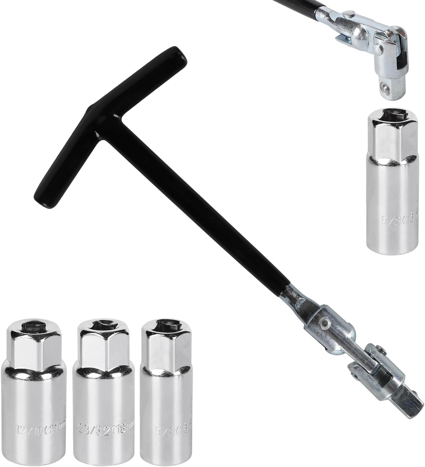 Spark Plug Wrench Universal 16 mm, 18 mm, 21 mm