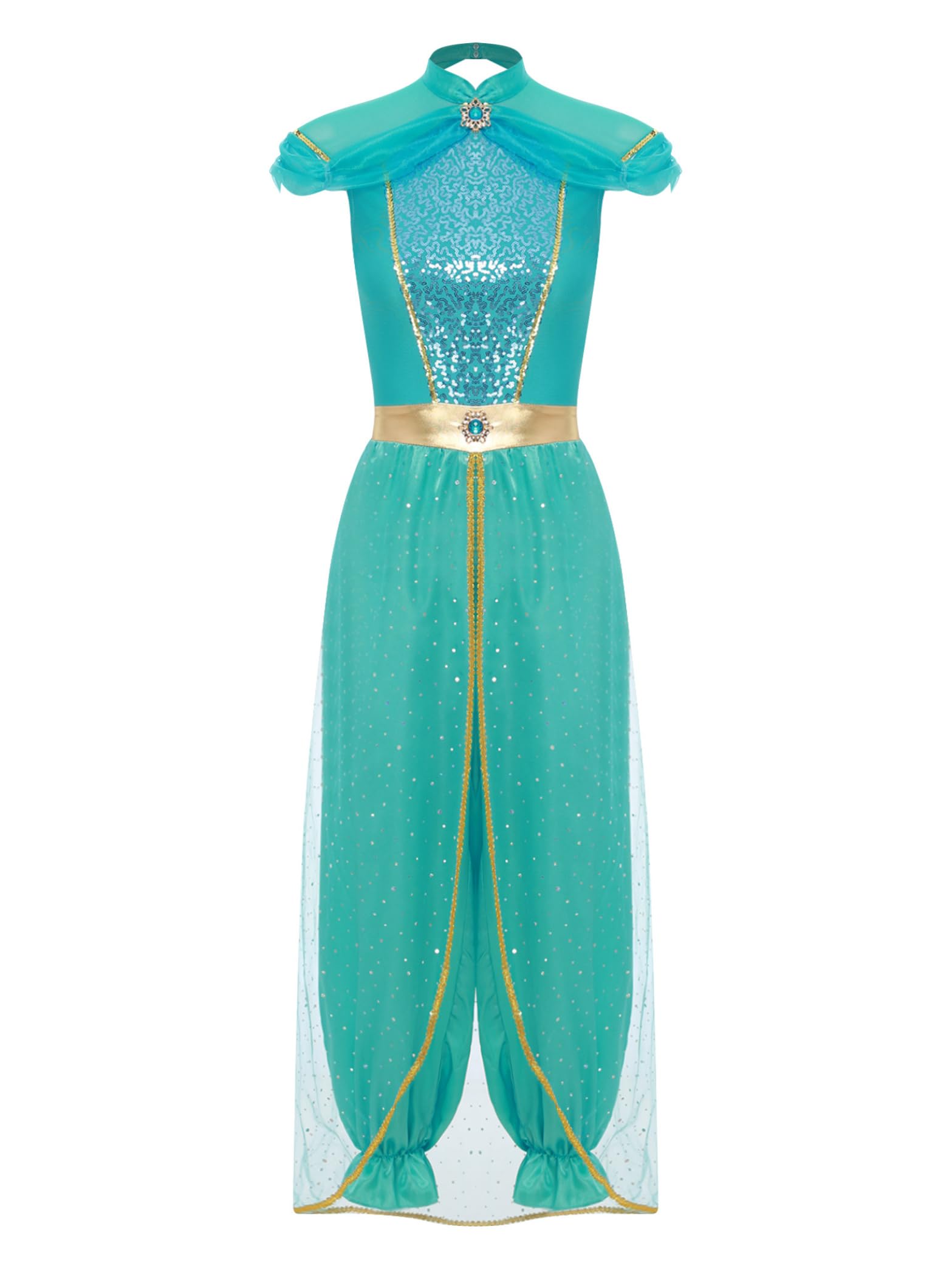 Mono De Baile Donna Costume Di Aladino Donna Costume Da Principessa Jasmine Con Frange Danza Del Ventre Halloween Natale Cosplay S4xl