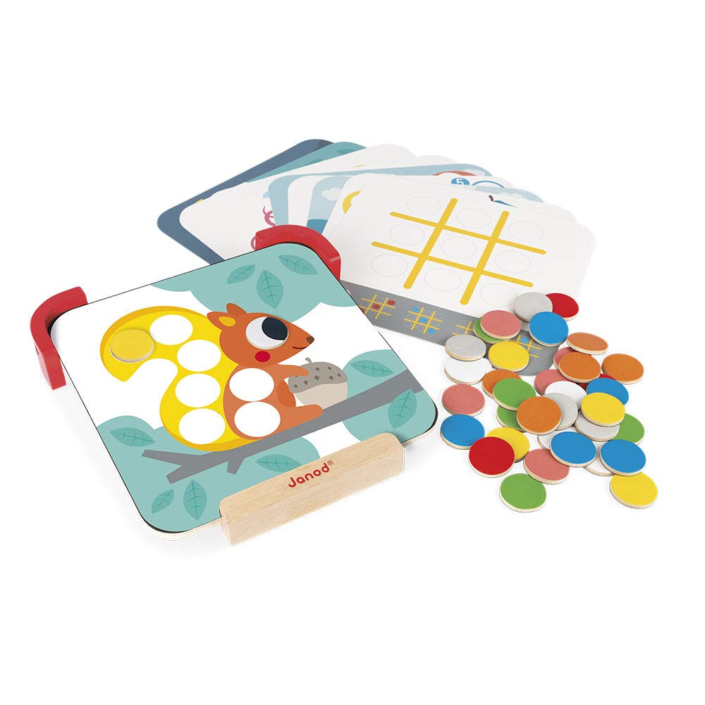 Janod - I Learn Colours - Magnetic Educational Toy - For children fom the Age of 2, J05321