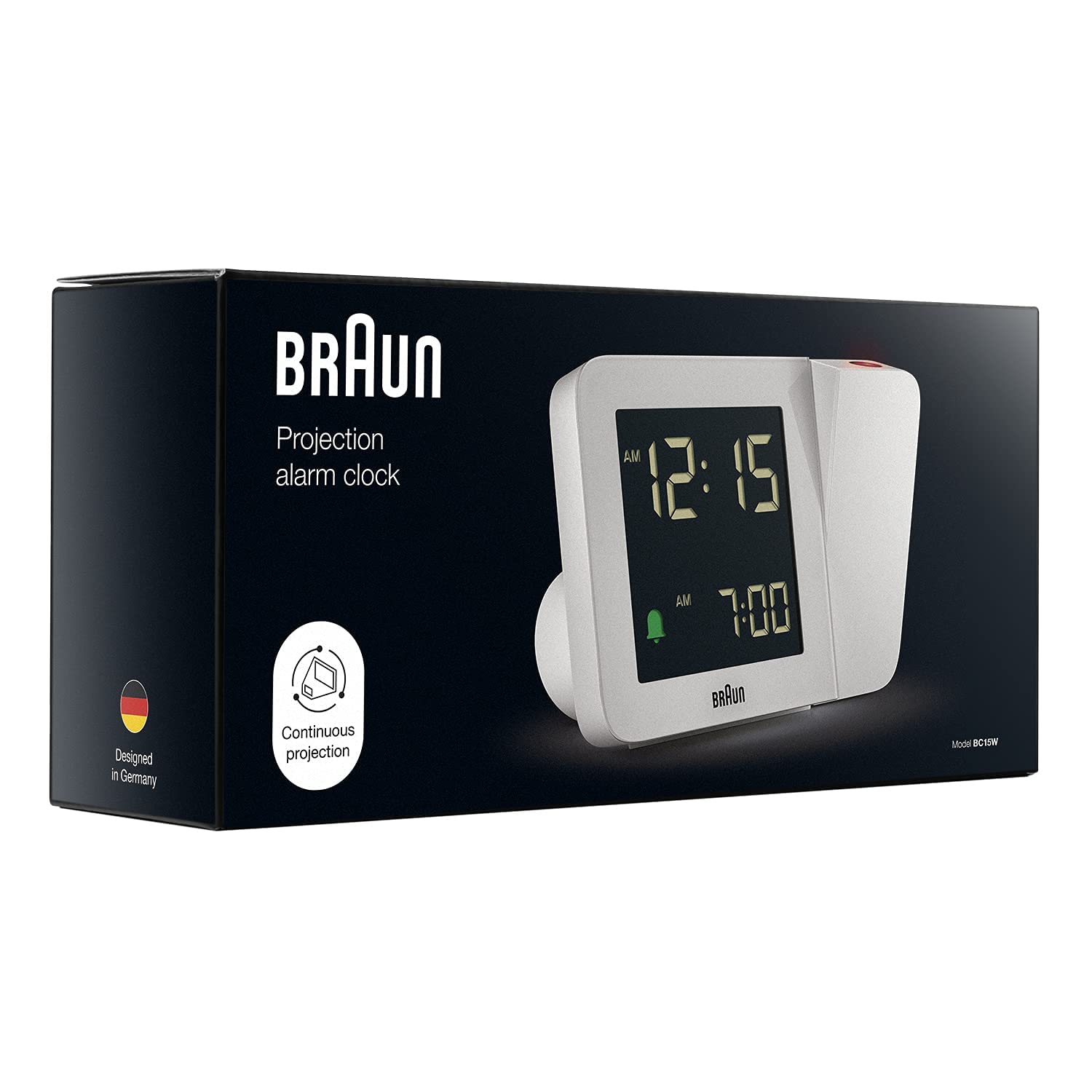 Braun BC15WUK Projection Alarm Clock