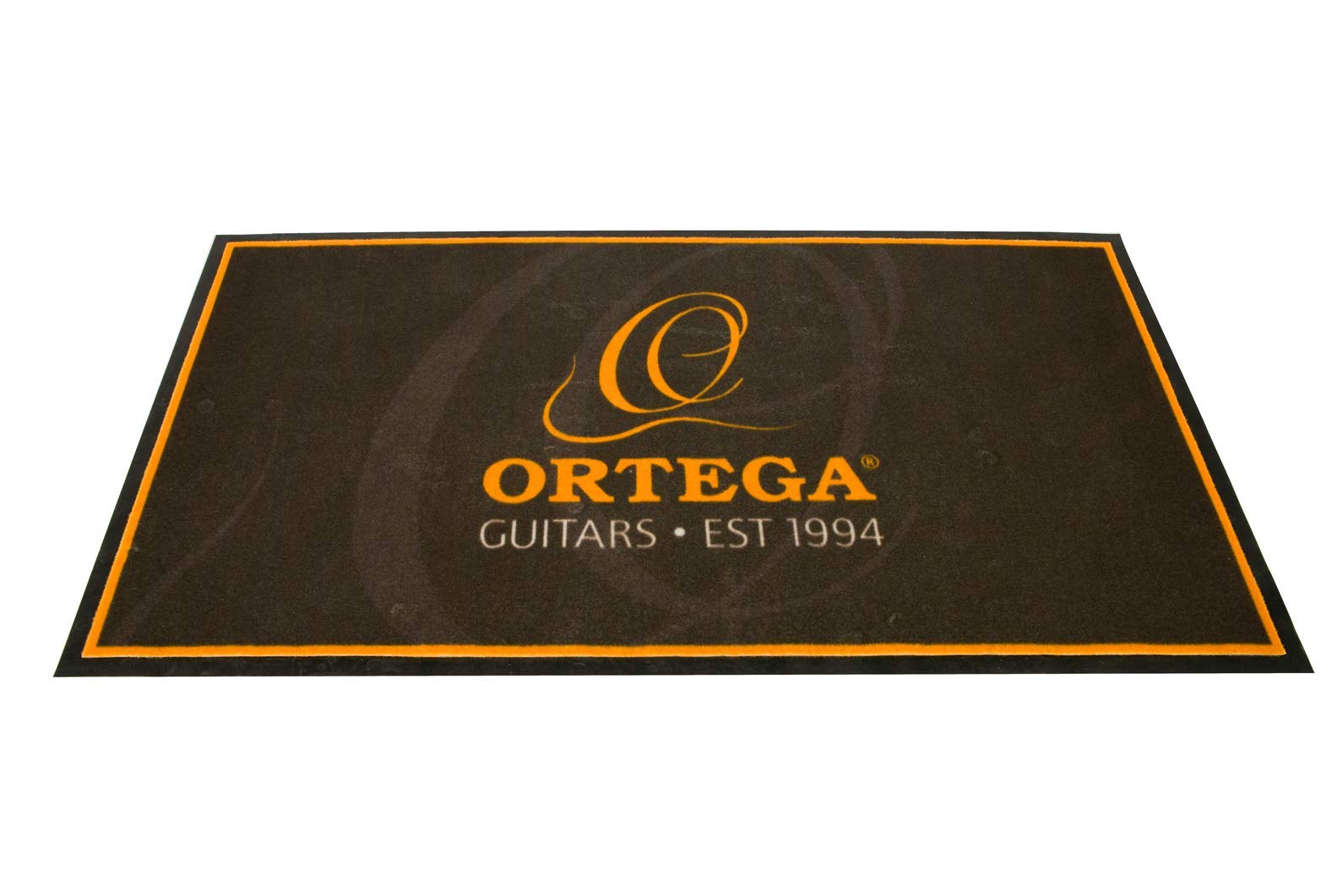 ORTEGA Tapis de scène antidérapant - 140 x 80 cm Noir/Logo (ORUG)