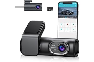 Small Dash Cam with Front and Rear Cameras for Enhanced Safety