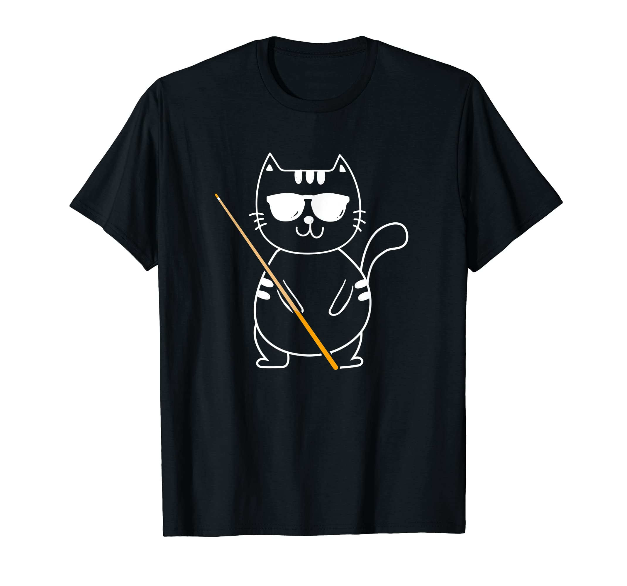 Billiard Cat - Billiard Player Billard 8-Ball Pool Snooker T-ShirtOEKO-TEX STANDARD 100
