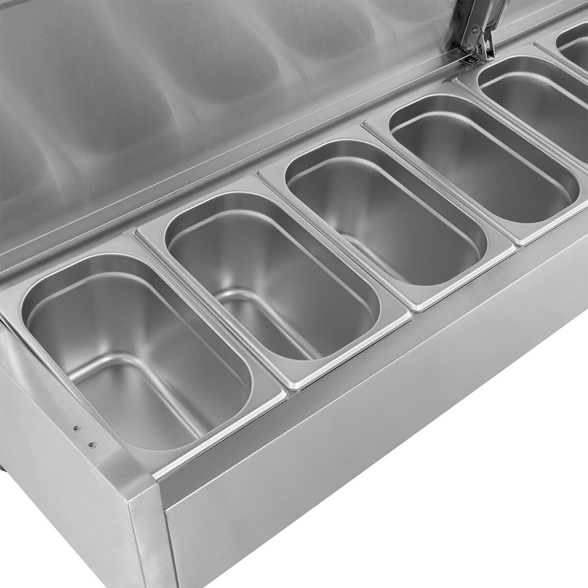 GastroHero Saladette à poser ECO 9 x GN 1/4 | CHR Fournitures de la restauration