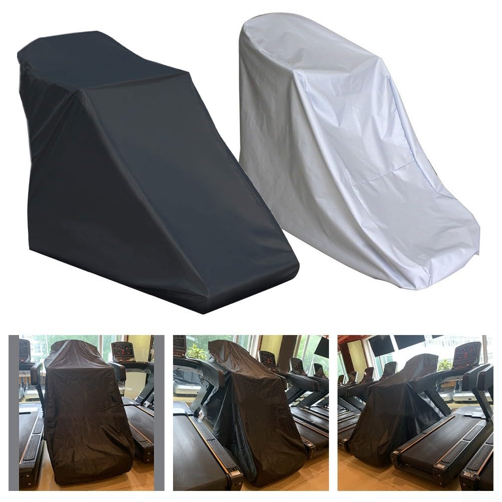 Stofhoezen voor loopband, 210D loopband, loopbandhoes, jogginghoes, waterdicht, stofdicht, stofpreventie voor loopband (200 x 95 x 150 cm zilver