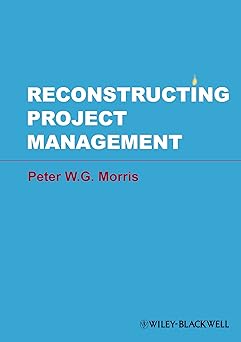 Reconstructing Project Management book cover