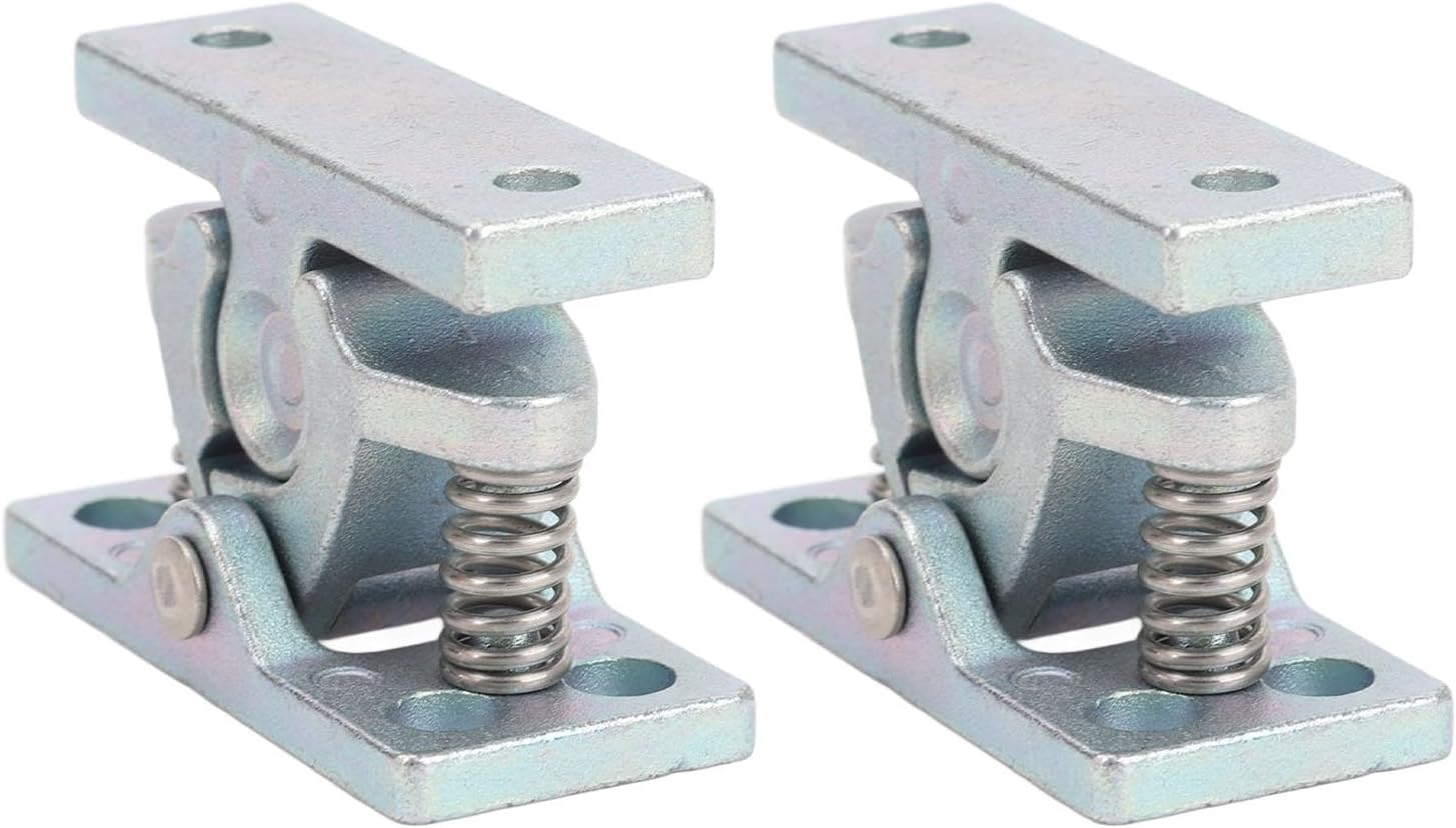 1 Pair Double Roller Catch Heavy Duty Spring Loaded Door Easy Lock Stop Catch Zinc Alloy for Boat RV Trailer Yachts