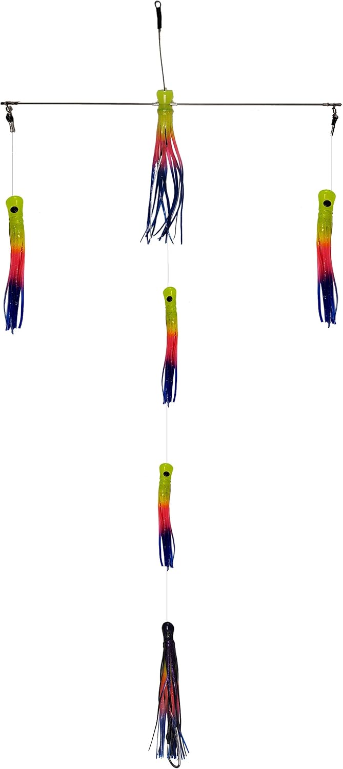 Lobo Lures #310 Canyon Candy Skipjack Hybrid UV 18" Titanium Tournament Splash Spreader Bar Tuna Tackle | USA Made |
