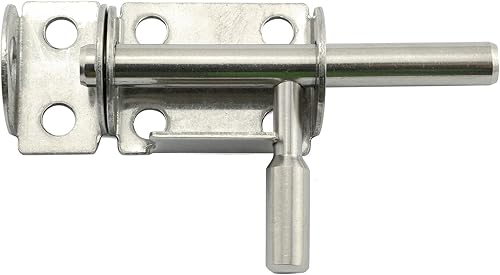 Miniatura 3 de Tegg 2 unids 1.5 pulgadas barril perno de cerrojo de acero inoxidable cerradura de perno deslizante seguridad seguridad hogar antirrobo pernos de
