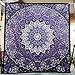 Popular Handicrafts Hippie Mandala Tapestry Blue Purple Tapestry Wall Hanging Large Table Runner Bed Cover Indian Art Cotton Bohemian Hippie Tapestry Bedsheet Wall Hanging By Popular Handicrafts